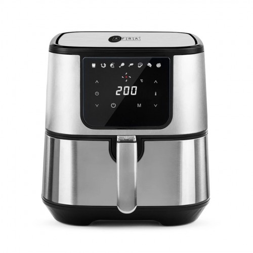 AFRA Japan Air Fryer, 1600-1800W, 5.5L Capacity, Removable Basket & Pot, Adjustable Temperature, Overheat Protection, Non-Slip Feet, Cool Touch Handle, G-MARK, ESMA, ROHS, and CB Certified, 2 Years Warranty.