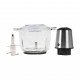 AFRA Chopper, AF-400CHSS, 400W, Compact, 2.5L, Glass Jar, Stainless Steel Blades, Powerful Motor