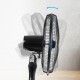 AFRA Electric Stand Fan, AF-1660BK, 60W, Adjustable Height, 5 Blades, Black