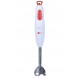 AFRA Japan Hand Blender, 400W, Stainless Steel Shaft, White/Red, 2 Years Warranty.