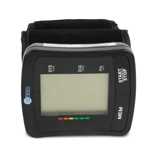 AFRA Japan Digital Blood Pressure Monitor, AF-203BPMW, Black, Wrist Type, Small, 2 Year Warranty