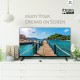 AFRA Japan Smart TV, AF-43114KBK, 43’’, UHD, 4K, Frameless, LED, Android 11, HDMI, USB, VGA, PC & Game Console Connection, Internet, Streaming, Netflix, Hulu, YouTube, Prime Video, 2 years warranty.